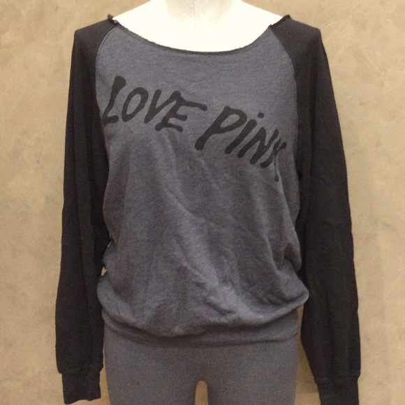 PINK Victoria's Secret Tops - Off the shoulder sweatshirt